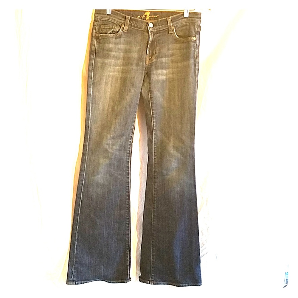 7 For All Mankind blue jeans with free scarf!